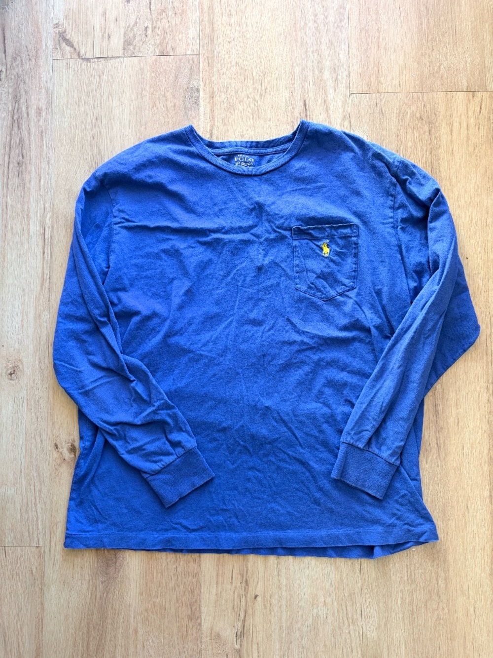 Polo Ralph Lauren Men's Blue Long Sleeve T-shirt